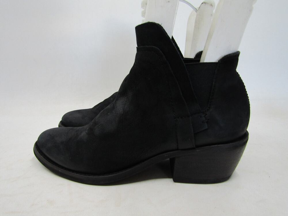 Dolce Vita Womens Size 8.5 M Black Leather Ankle Fashion Boots Bootie